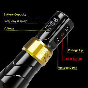 XNET F L U X E X O <span class=keywords><strong>M</strong></span> A X 4毫米笔触无线纹身枪专业无线旋转纹身机艺术家人体艺术笔 - Product Image 3