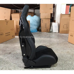 Sièges baquet de course universels Tideskeer RECARO SR3 en suède bleu, avec rails à double verrouillage, pour usage automobile – Vente chaude - Product Image 4