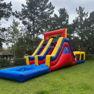 สไลเดอร์น้ำเป่าลมหลากสี GMY Inflatables ขายดี สำหรับงานปาร์ตี้ สเปรย์กราวด์สำหรับเด็ก - Product Image 5