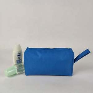 Wholesale Custom logo Travel Gray <b>Men</b> Cosmetic <b>Bag</b> Promotional Make-up Polyester Waterproof <b>Toiletry</b> <b>Bag</b> - Product Image 5