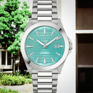 Reloj de Pulsera de Lujo para Hombre, Marca de Prestigio, Movimiento Mecánico, Acero Inoxidable, 5 Bar, Azul, Fecha Automática, Resistente al Agua, Funciones de Reparación - Product Image 3