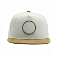 Cappello Snapback Personalizzato con Ricamo 3D in Rilievo, Alta Qualità, 5 Pannelli Strutturati, Stile Hip Hop, Cappello Sportivo Regolabile per Baseball e Attività all'Aperto
