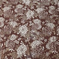 Tissu en velours tissé nylon/coton, motif opale, imprimé au tampon, respirant, pour vêtements et costumes