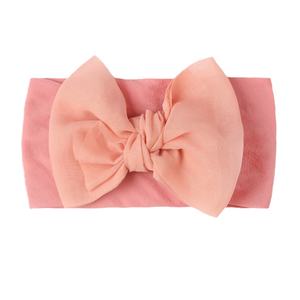Diademas de accesorios para el cabello infantil de moda de nuevo diseño para mujer, <span class=keywords><strong>turbante</strong></span> cálido para bebé, Diadema con lazo de nailon, diadema para niñas pequeñas - Product Image 6