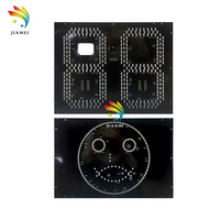 Kit de carte de contrôle et de panneau lumineux pour radar de vitesse avec affichage solaire RS485, pièces pour assemblage DIY