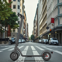 Patinete Eléctrico Plegable para Adultos - Motor sin Escobillas Impermeable, Batería de Litio, Autonomía de 31-60 km, Movilidad Rápida y Segura