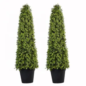 Amazon Hot sell Factory direct sale 4 foot Outdoor decoration artificial cypress cone tree artificial cedar tree