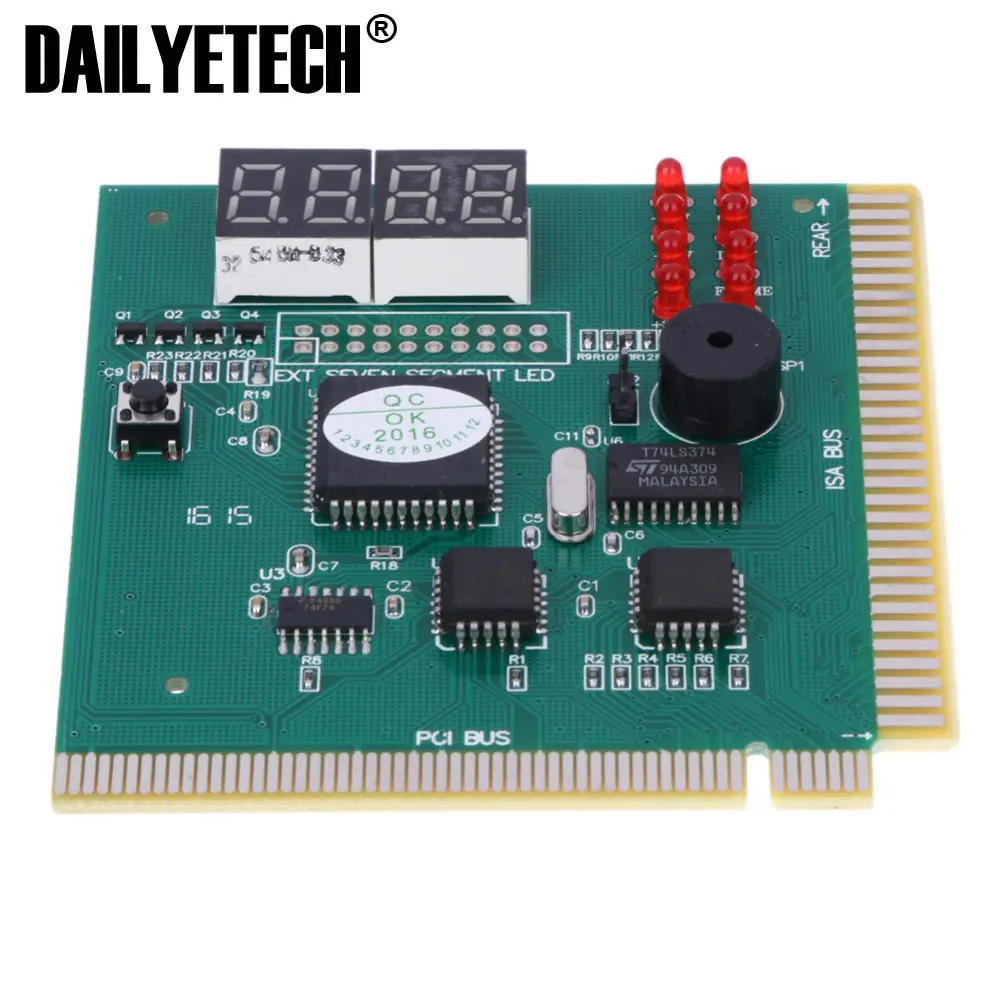 Baru 4 Digit PC Analyzer Kartu Pos Diagnostik Motherboard Post Tester Indikator dengan LED LCD Display untuk Papan Iman