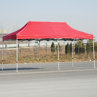 Carpa Toldo Gazebo Grande de 6x3 para Exterior con Estructura de Metal y Paredes Laterales de Tela para Playa, Distancia entre Bahías de 5m, Marquesina para Eventos Publicitarios en Venta