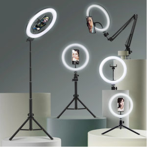 Anneau de lumière pour selfie Photographie Led Bord de lampe avec support mobile Support de trépied Ringlight pour diffusion vidéo en direct - Product Image 1