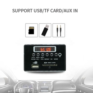 Bảng Điều Khiển Màu Đen 12V, Mô-đun MP3 Không Dây <span class=keywords><strong>USB</strong></span>, Đài FM, APE, WMA, Bảng Giải Mã Mạch Máy Phát MP3 - Product Image 2