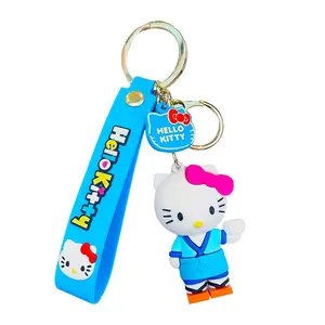 Atacado Moda KT Cat Series Car Chaveiro Pingente Atacado Girl Bag Pingente Cartoon Doll Chaveiro