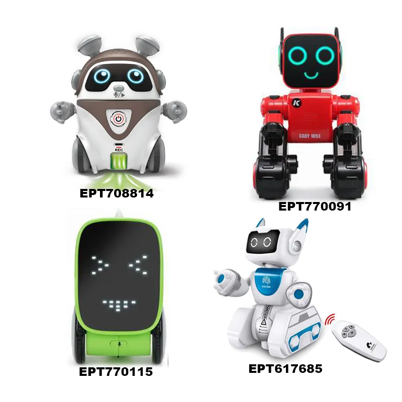 EPT Interactive Voice Control ripeti Talking Smart Dancing Robot educativo intelligente per bambini con luce e musica