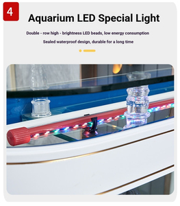 Aquarium intégré pour salon avec design minimaliste et kit <span class=keywords><strong>de</strong></span> filtration complet - Product Image 4
