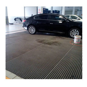 Anti-slip Fiberglass Gratings Fiber Reinforced <b>Plastic</b> <b>Mesh</b> <b>Sheets</b> FRP Grating 38mm - Product Image 5