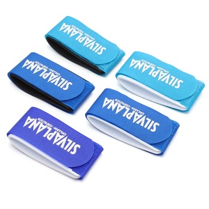 100% Nylon EVA Gummi Ski Carry Strap Benutzer definiertes Logo Druck Klett verschluss Snow Ski Strap - Product Image 1