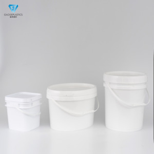 Thùng nhựa màu trắng <span class=keywords><strong>16L</strong></span> có nắp đậy cho lớp phủ sơn và chất kết dính - Product Image 5