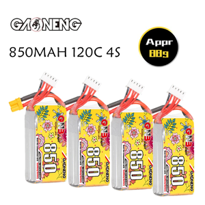 Batería Lipo GNB 4S 15.2V 850mAh 120C Mejorada para Dron de Carreras FPV, Piezas de Helicóptero RC Quadcopter con Batería XT30 de 15.2V - Product Image 6