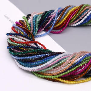 Cuentas pequeñas de piedra Natural, espinelas de cuentas facetadas, 2mm, 195 unidades, espaciador suelto para fabricación de joyas, pulsera y collar DIY - Product Image 6