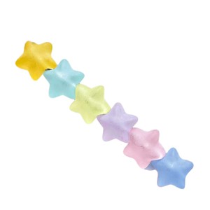 Cuentas de Estrella con Acabado Mate para Manualidades, Fabricación de Joyería, Pulseras, Brazaletes de Moda, Cuentas Puca, Collares Coloridos - Product Image 2