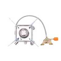 Réchaud à gaz portable pliable OEM tout-en-un 2800W avec allumage intégré pour pique-nique, cuisine, voyage et camping