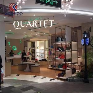 China de fábrica al por mayor de brillante Rouse zapatos de oro estante de exhibición - Product Image 1