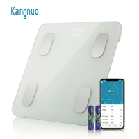 Balance de salle de bain numérique électronique intelligente sans fil Bluetooth pour la maison, 180 kg/396 lb, avec analyse de la composition corporelle