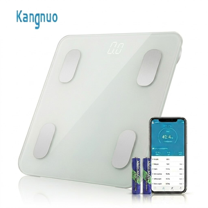 Báscula Digital Inteligente para Baño, Inalámbrica, Bluetooth, con Análisis <span class=keywords><strong>de</strong></span> <span class=keywords><strong>Grasa</strong></span> Corporal, Capacidad <span class=keywords><strong>de</strong></span> 180 kg/396 lb - Product Image 1