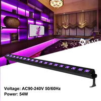 Igreslite 9/18*3w LED UV Black Light pour Fête DJ Disco Club Projecteur Mural LED