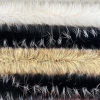 Bande de fourrure d'imitation de raton laveur 8 cm, col de fourrure pour vêtements, cape, style Tang, Hanfu, dentelle de fourrure DIY, accessoires vestimentaires