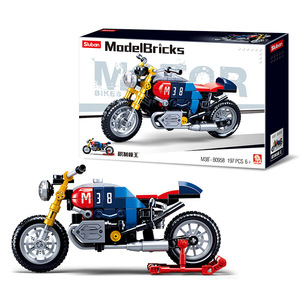 Set de Blocs de Construction <span class=keywords><strong>Sluban</strong></span> Moto Vintage 1/12 - Jouet Éducatif Modèle Simulation pour Enfants - Product Image 2