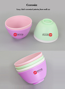 Bol mélangeur en silicone souple pour masque facial, marque privée, pour salon de beauté, DIY, ensemble d'outils de beauté - Product Image 6
