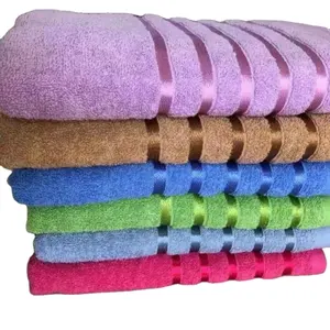 thick best soft organic plain custom logo terry designer egyptian extra large low price Bath towels 350gsm70x 140cm