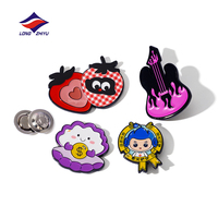 Longzhiyu – Épinglette en émail personnalisée, 20 ans d'expérience, personnage d'anime, animal fantastique, dessin animé, badge métallique, épinglette à revers scintillante, collection cadeau tendance