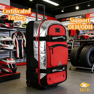 Maleta de Viaje Oxford Clásica Personalizada, con Cierre de Cremallera Impermeable, Bolsas Resistentes y Portátiles para Equipo de Carreras, Maletas para Cascos y Trajes de Carreras - Product Image 1