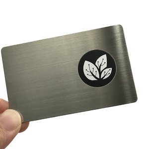 Custom Logon Contactless Id Ic Smart <strong>Rfid</strong> Chip Metal Business <strong>Card</strong> - Product Image 2
