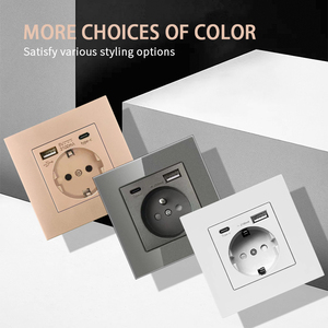 EU標準壁ソケット、<span class=keywords><strong>220V</strong></span>/250V家庭用電源スイッチ、ヨーロッパのソケット - Product Image 3