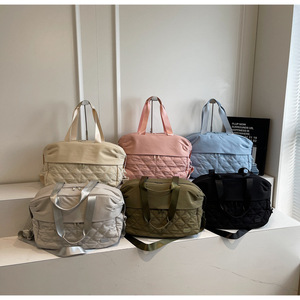 Sac de voyage Oxford uni pour femme avec fermeture éclair, sac messager à réduction de bruit et atténuation des interférences pour une meilleure transmission du signal - Product Image 1