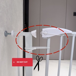 Puerta Moderna para Mascotas de Interior, Retráctil, Metálica, Diseño Deportivo, Ajustable, Segura y Cómoda, con Puerta para el Hogar y Escaleras - Product Image 3