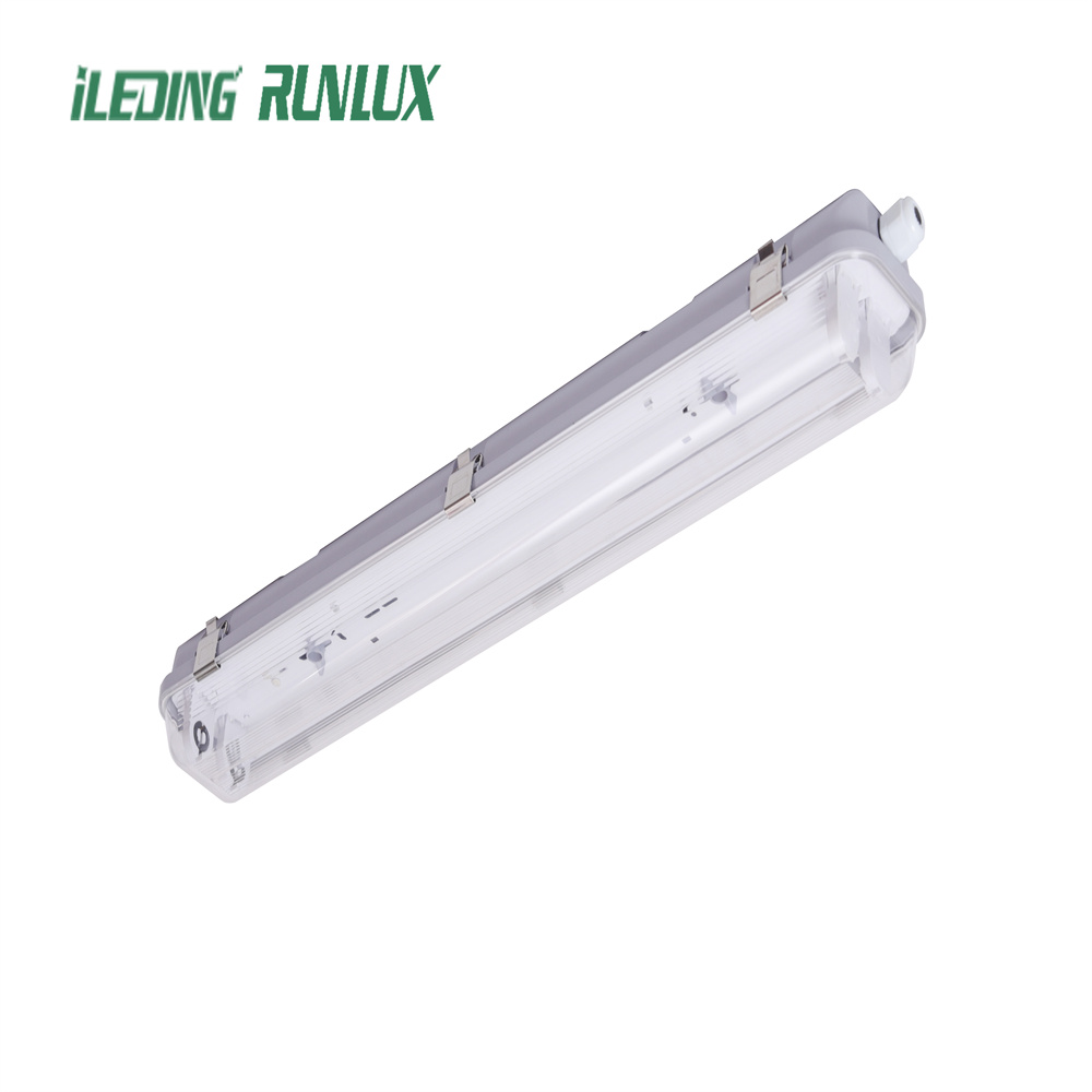 Shanghai Ileding R1S-236T-PP-SS Tri-proof Light: IP65 IK08 LED Waterproof Fixture for Industrial Use