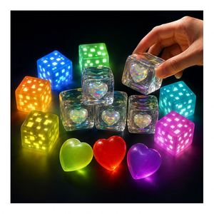 Jouet cube cœur créatif qui brille dans le noir, balle souple à presser, anti-stress sensoriel, jouet sensoriel pour bureau, export - Product Image 3