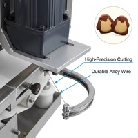 Machine à biscuits en forme de pingouin HJ-860 avec découpeur à fil, machine à biscuits à motif mosaïque avec extrudeuse à biscuits à fil