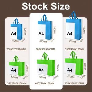 Promo Wholesale Business Personalized Tote Shopping Custom Size <b>Multi</b> <b>Color</b> Logo Printed Laminated Non Woven Bag - Product Image 4