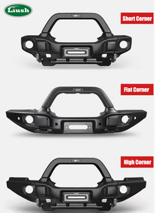Parachoques delantero Liush <span class=keywords><strong>AVE</strong></span> para modificación de coche para Jeep Wrangler JL JK 2007-2025 rejilla de parachoques delantero de acero al carbono Actualización de alta calidad - Product Image 3