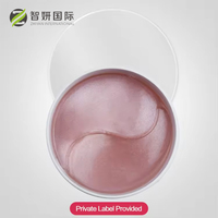 Masque pour les yeux personnalisé en or 24K, soins de la peau coréens, patch hydrogel éclaircissant, patchs de gel de beauté pour les cernes