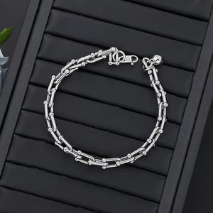 โรงงาน JXX ขายส่งกำไลข้อมือรูปหัวใจประดับลูกปัดแฟชั่นผู้หญิงหลากหลายสไตล์ ชุบเงิน - Product Image 4