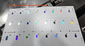 Holographic Logo hot in <span class=keywords><strong>Scratch</strong></span>-<span class=keywords><strong>off</strong></span> máy dập nóng cho A2 PVC Pet Sheets chữ ký bảng điều chỉnh máy dập nóng - Product Image 3