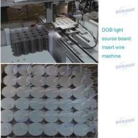 Machine entièrement automatique pour l'insertion de fils sur les cartes de source lumineuse DOB, pour la fabrication et la production d'ampoules LED, garantie 1 an
