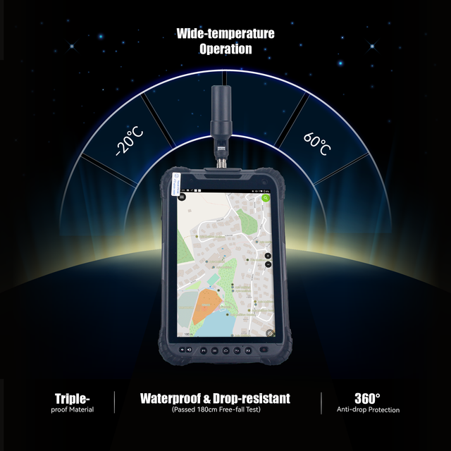 SingularXYZ T8 Pro Multi-Constellation GNSS Tablet for GIS Applications Lightweight Ergonomic Design