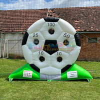 Cible de tir de football gonflable de qualité commerciale pour enfants, idéale pour les jeux de fête en plein air et les carnavals